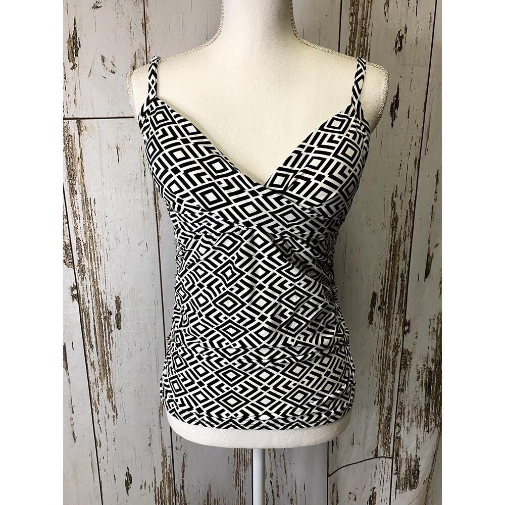 Black And White Tankini